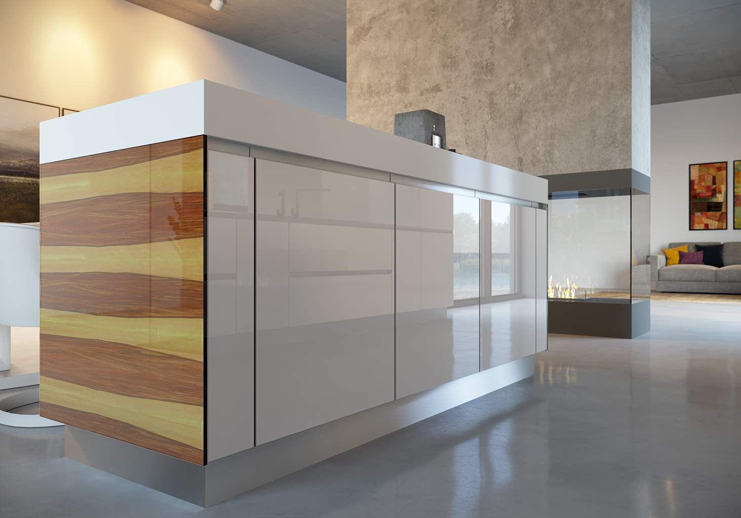 Vogue white & veneer