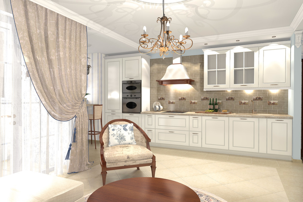 Дизайн-проект квартиры в современном классическом стиле в Волгограде