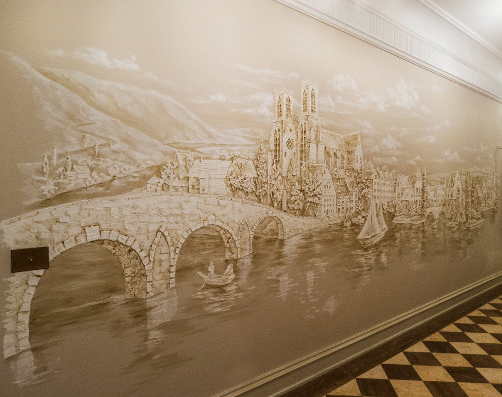 Обложка проекта: Рельеф "Европейский город"