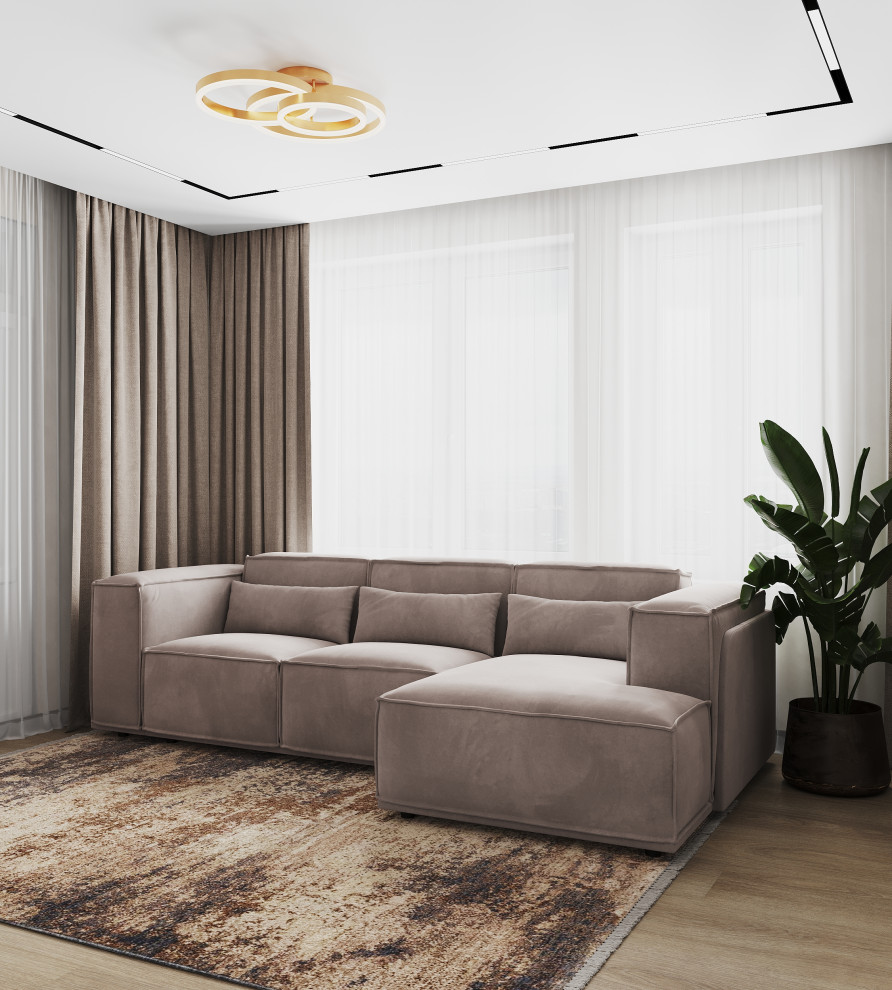 Дизайн квартиры в ЖК "Дома цвета кофе"