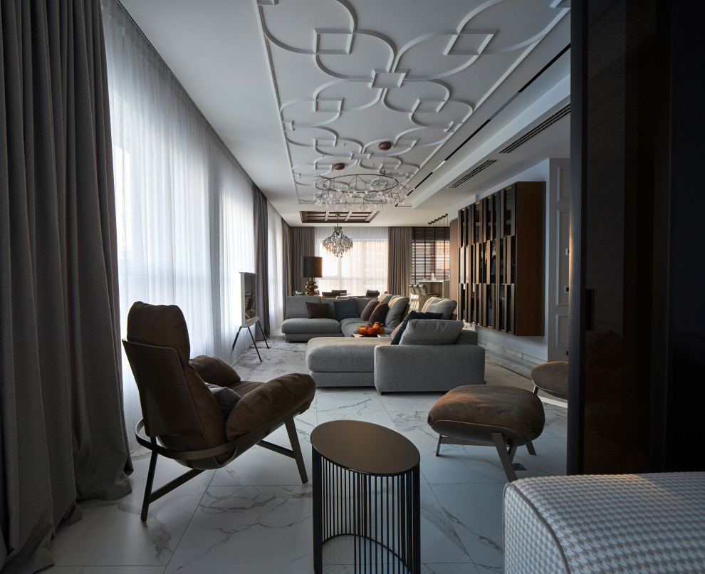 Гостиная, вид на столовую