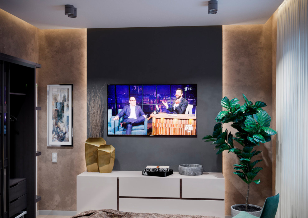 Обложка проекта: Cпальня в современном стиле