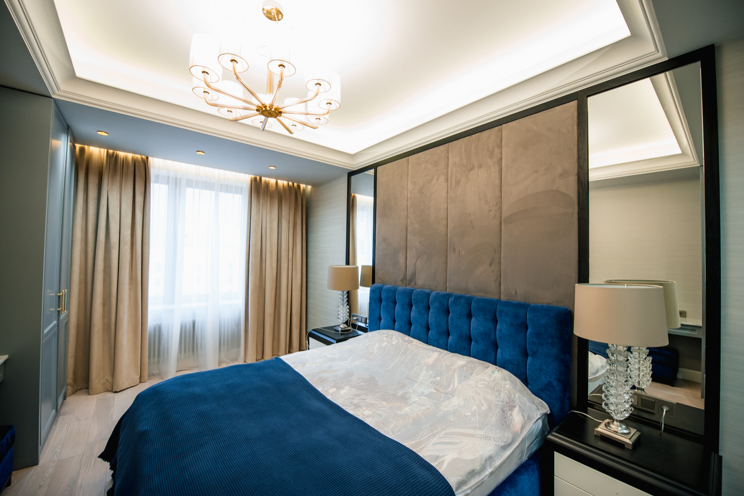 Четырехкомнатная квартира под ключ с нуля по дизайн-проекту