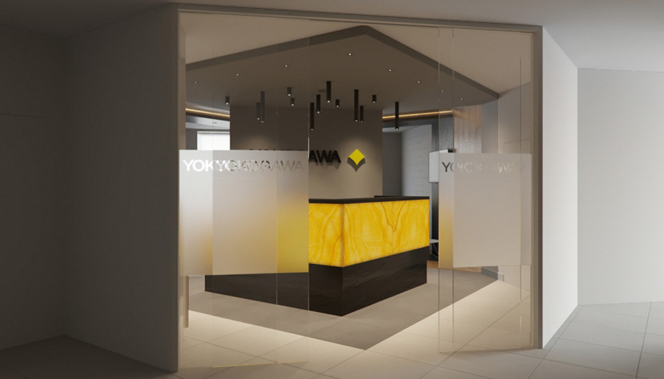 Обложка проекта: Дизайн приемной зоны в офисе Yokogawa Electric