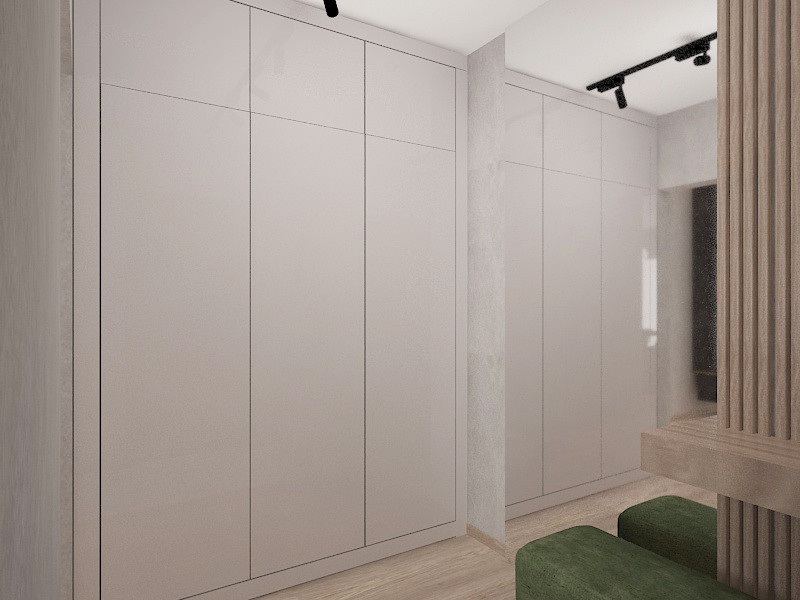 Квартира в современном стиле с элементами лофта, 90 Кв.м