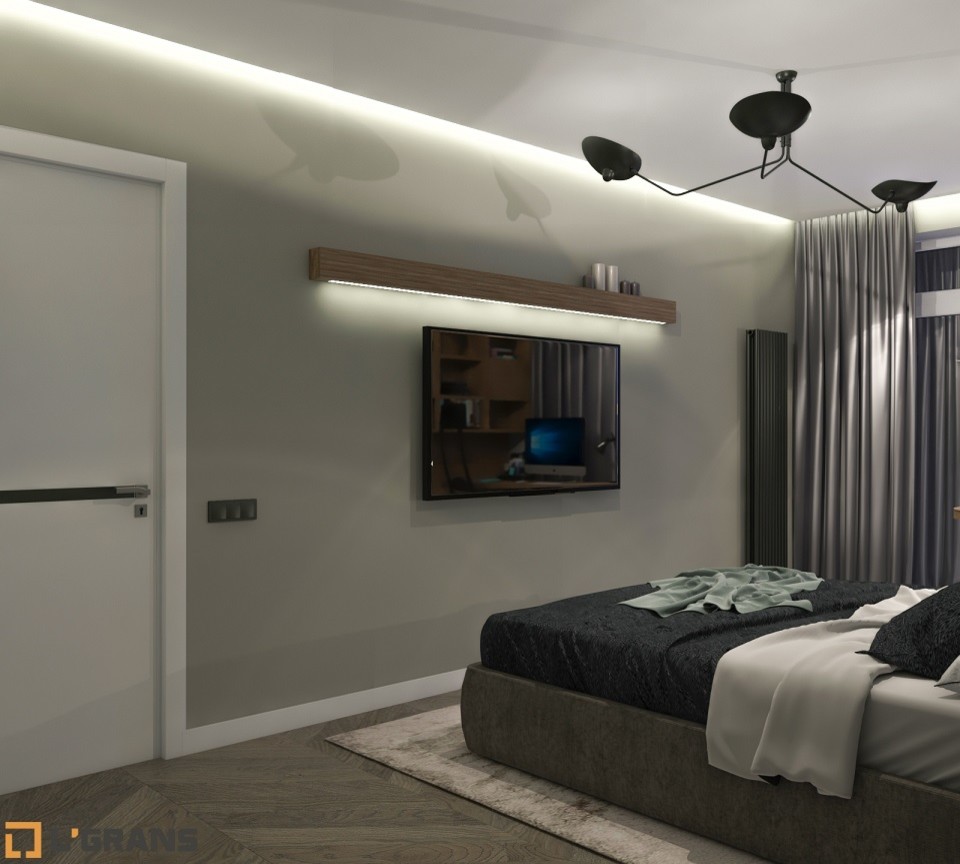 Дизайн интерьера 2к. квартиры в ЖК Культура