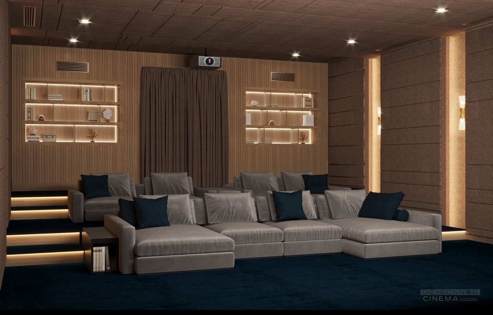 Обложка проекта: Luxury modern cinema