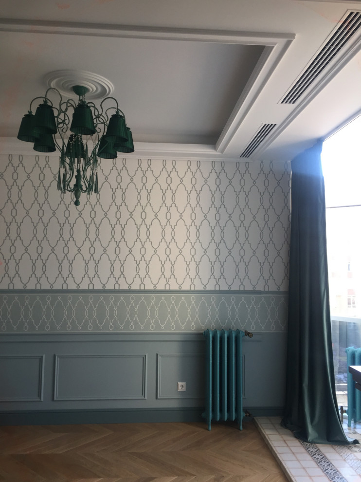 квартира в французском стиле в процессе декорирования