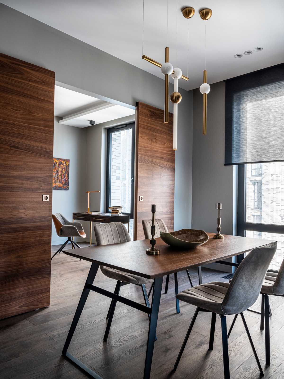 Реализованный проект квартиры 90м2 в ЖК Пресня сити