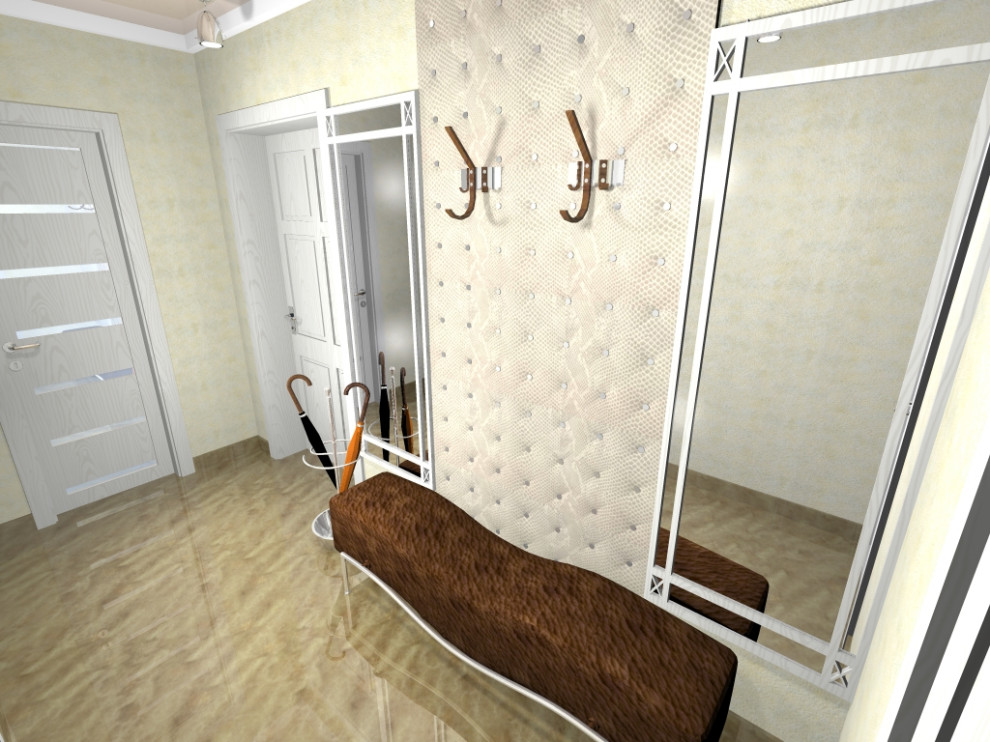 Частный интерьер маленькой квартиры в новостройке Самары.