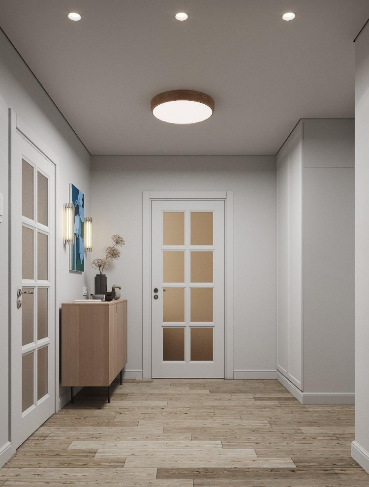 Интерьер квартиры с синими акцентами