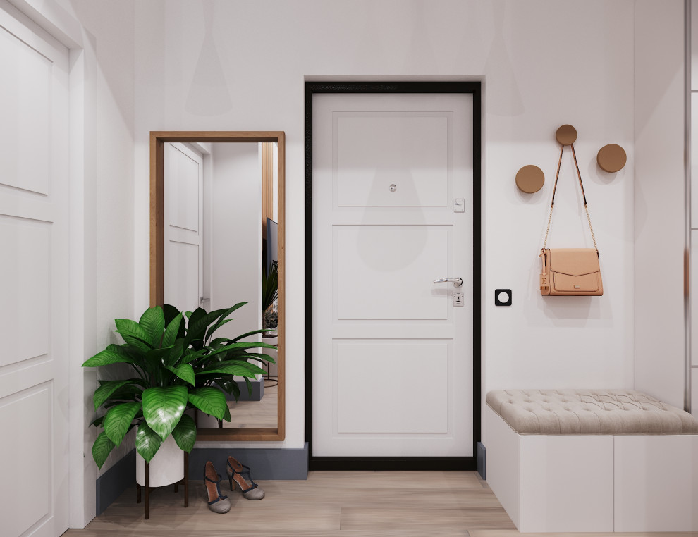 Квартира в Скандинавском стиле для молодой семьи в Сталинке