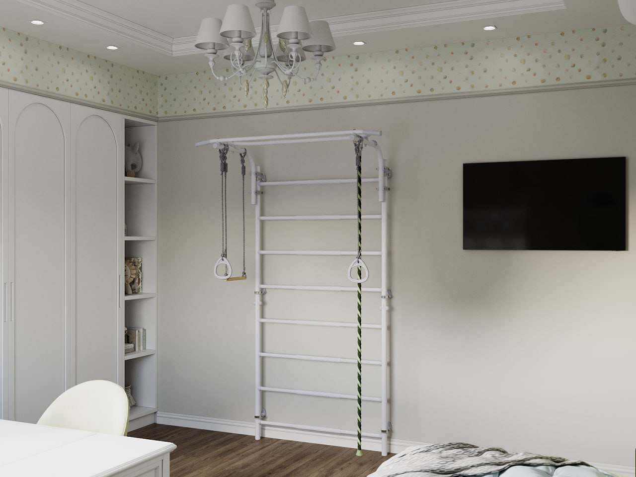 Дизайн-проект квартиры в "Сталинке" в классическом стиле