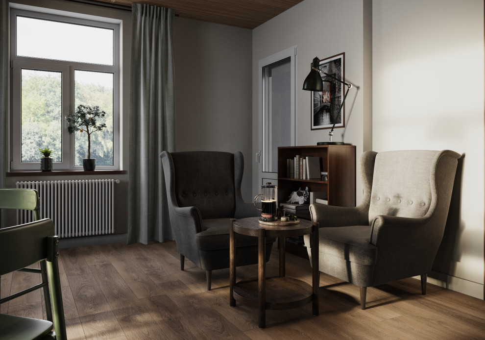 Гостиная загородного дома