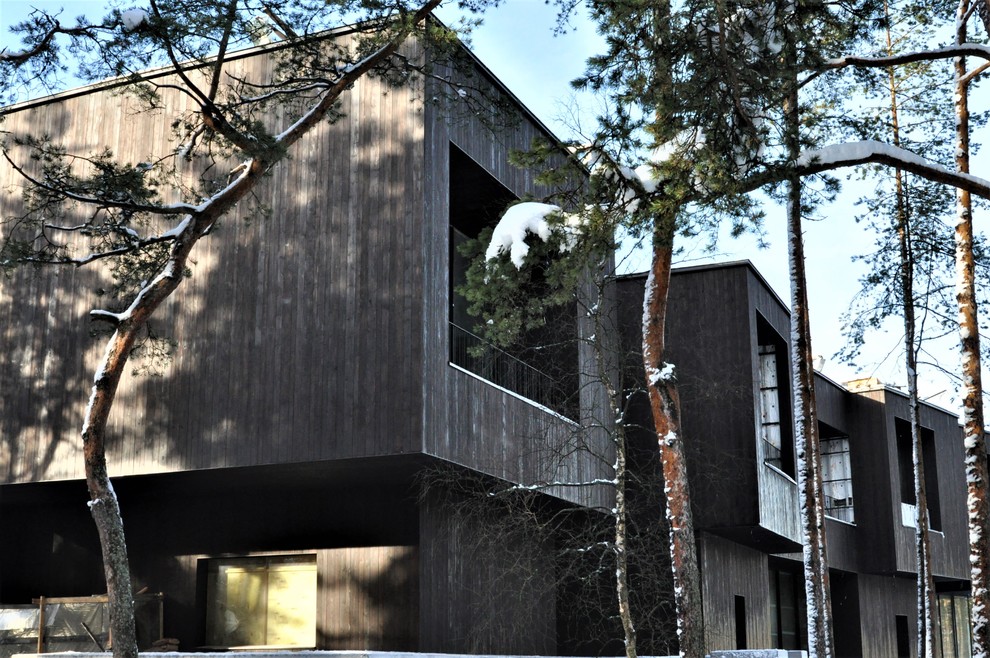 Shou Sugi Ban. Фасадная обожженная доска от Suntan WOOD.