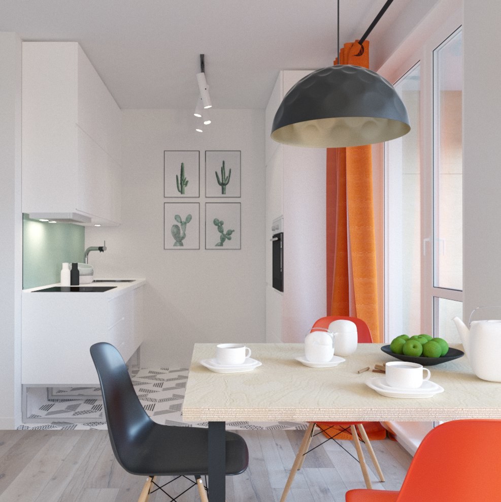 Проект однокомнатной квартиры в ЖК Южный