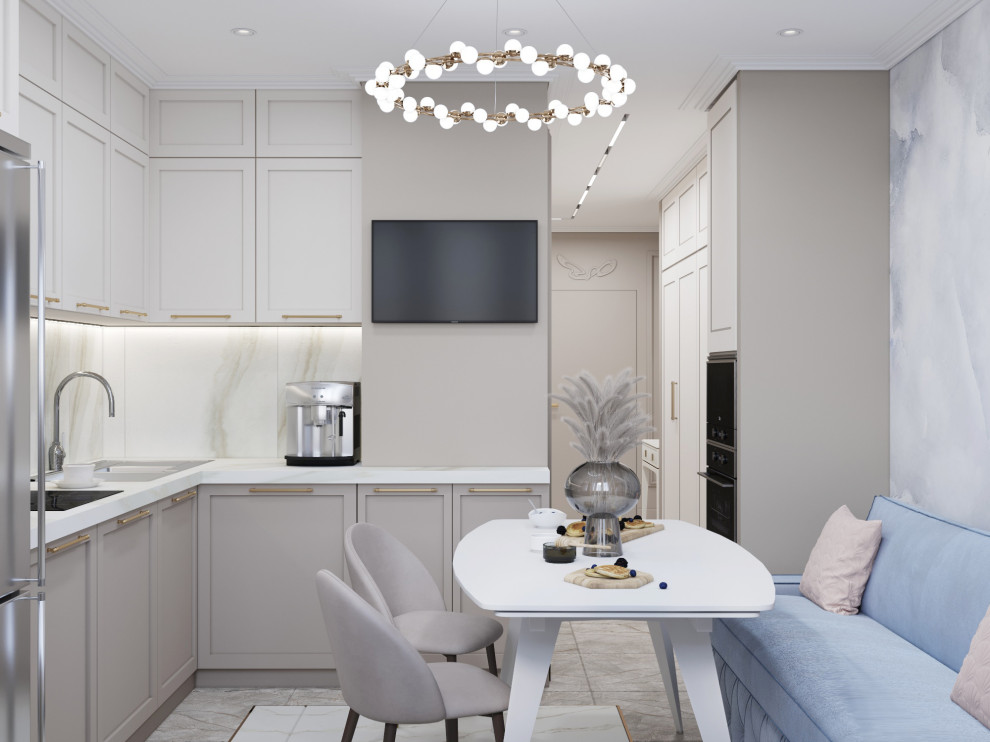 Кухня в неоклассике по ул.Никулинская