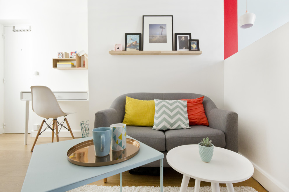 Houzz Франция: Квартира-студия площадью 23 квадратных метра