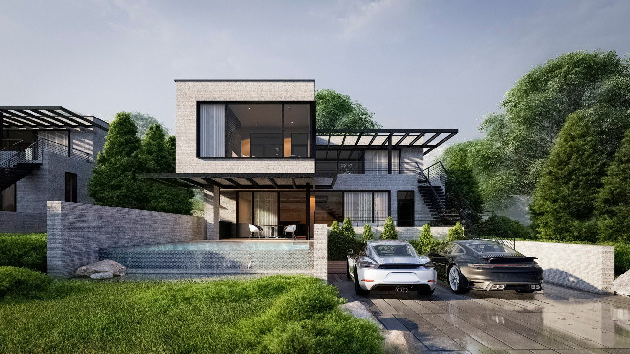 Обложка проекта: Группа жилых домов у подножья горы Сююрю-Кая