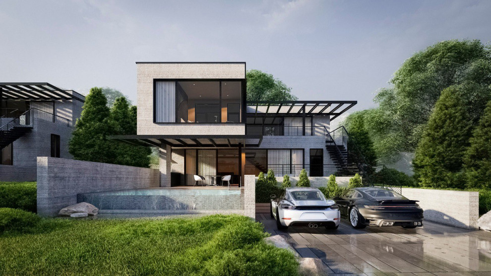 Обложка проекта: Группа жилых домов у подножья горы Сююрю-Кая