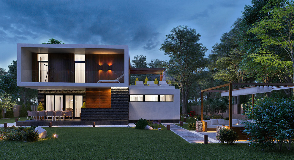 Современный загородный дом