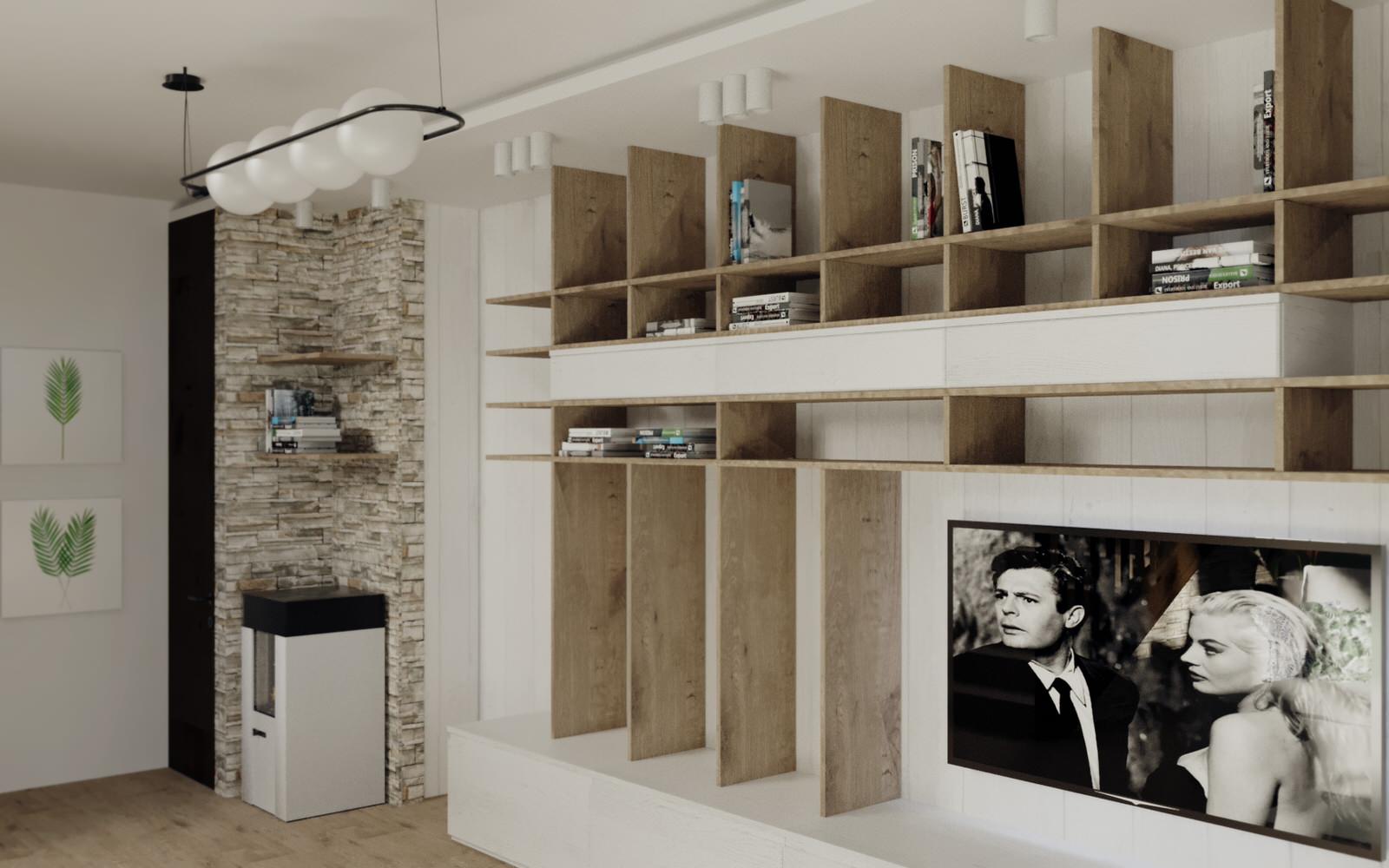 Progetto Soggiorno ad un piccolo appartamento a Gorizia