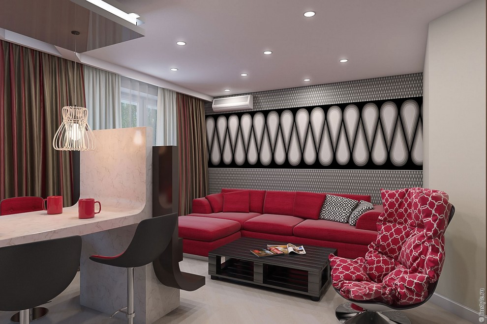 Бодрящий интерьер