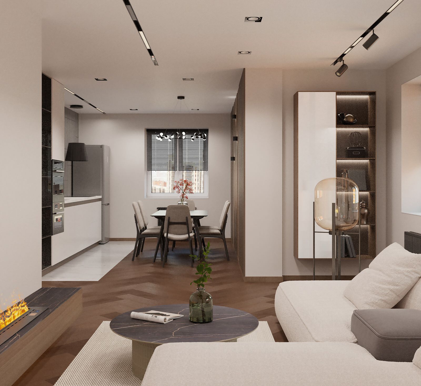 Интерьер в ЖК Южный берег ,ул. Парусная