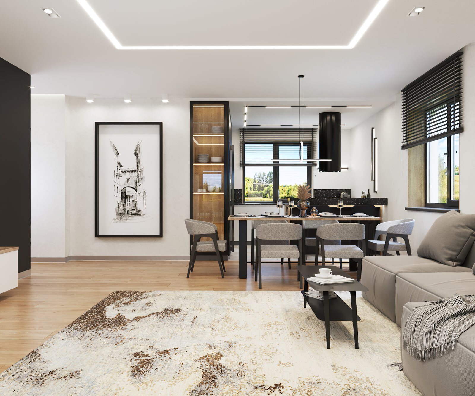 Проект интерьера частного дома