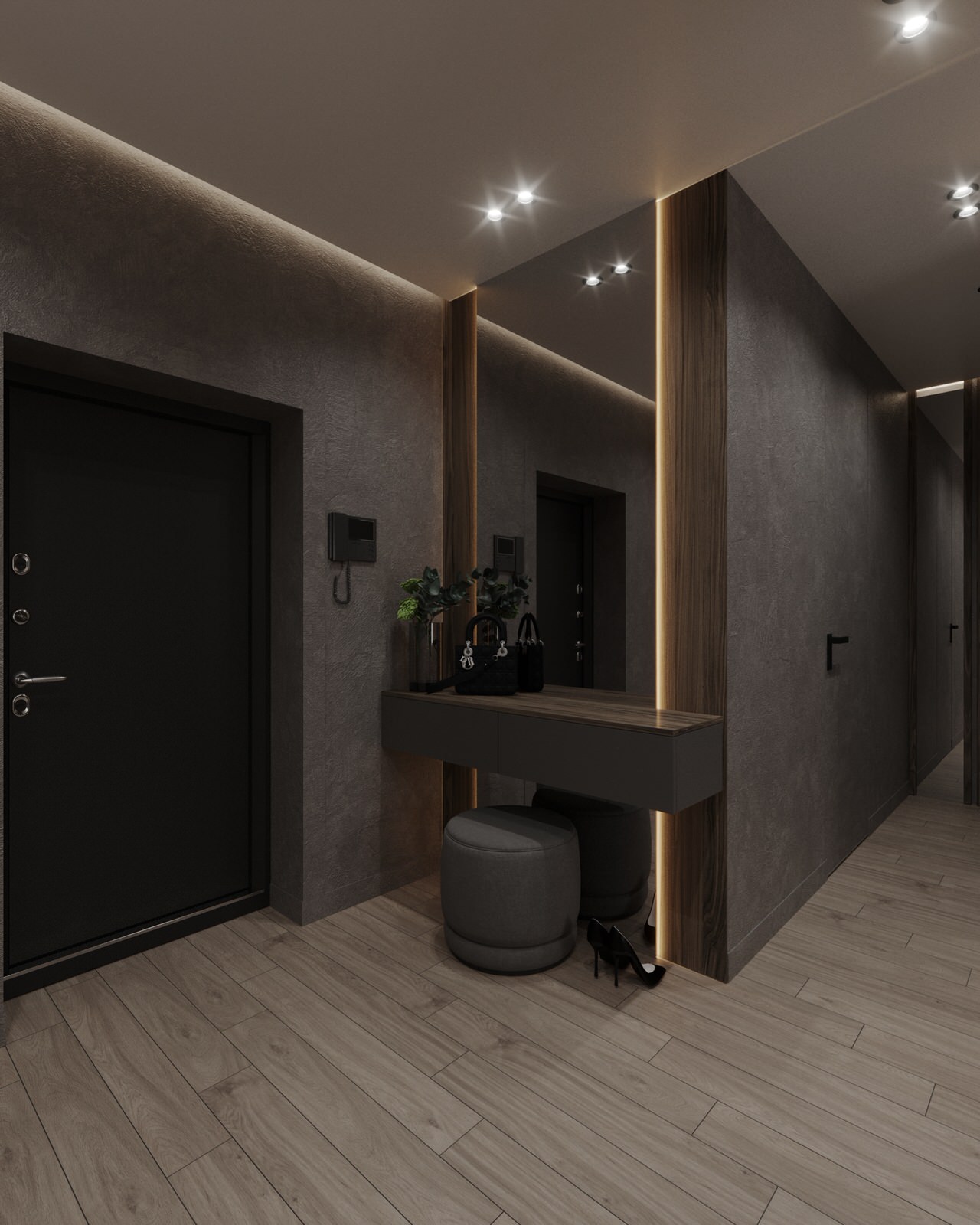 Двухкомнатная квартира с современным дизайном