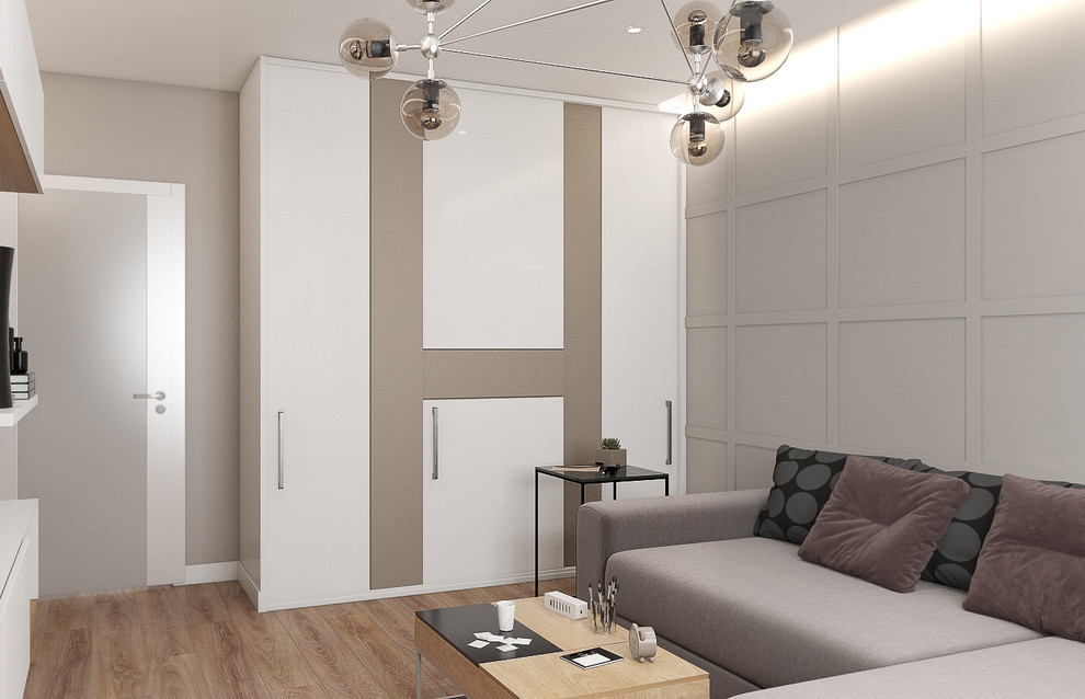 Дизайн интерьера двухкомнатной квартиры на ул. Карамзина в Калининграде