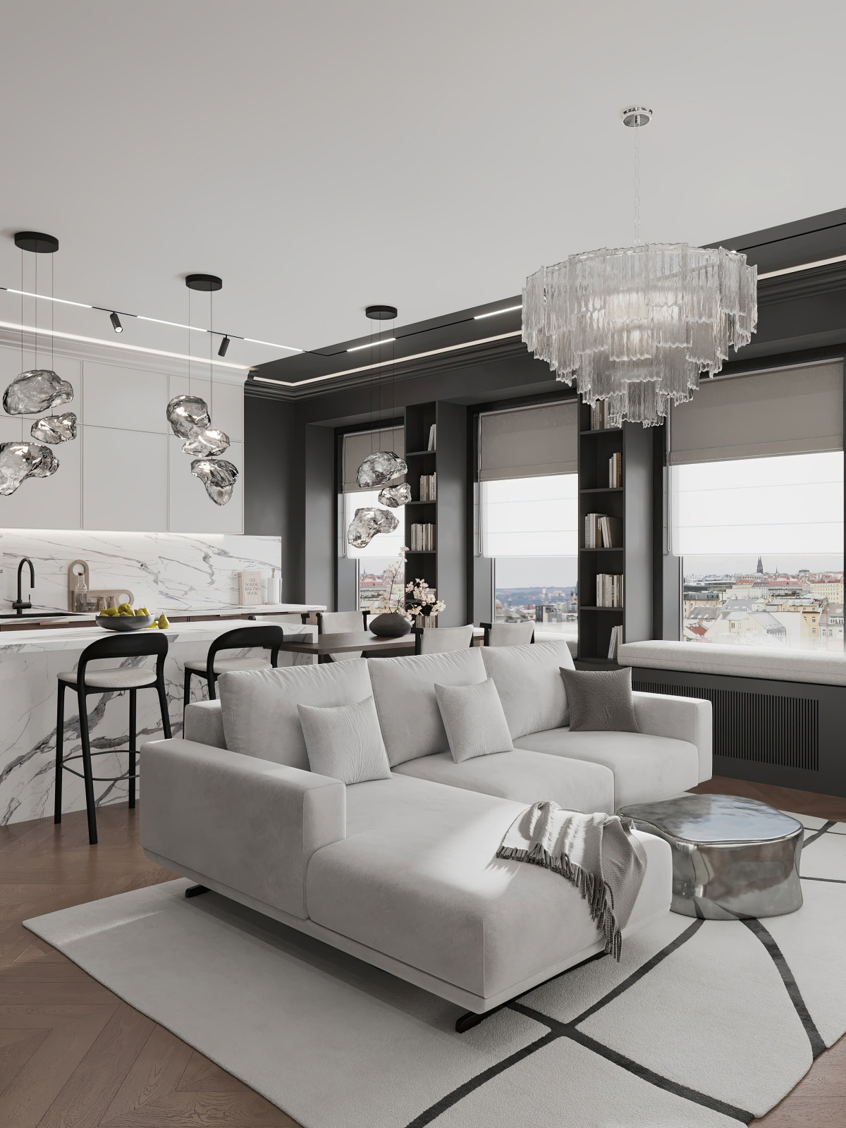 Дизайн и ремонт квартиры в ЖК Зиларт - Новелла на французском