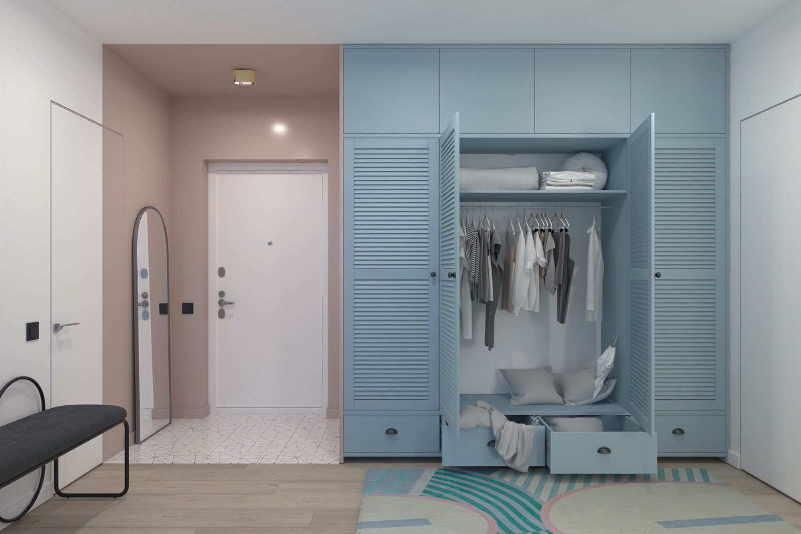 Квартира для пары фотографов в ЖК "Галактика"