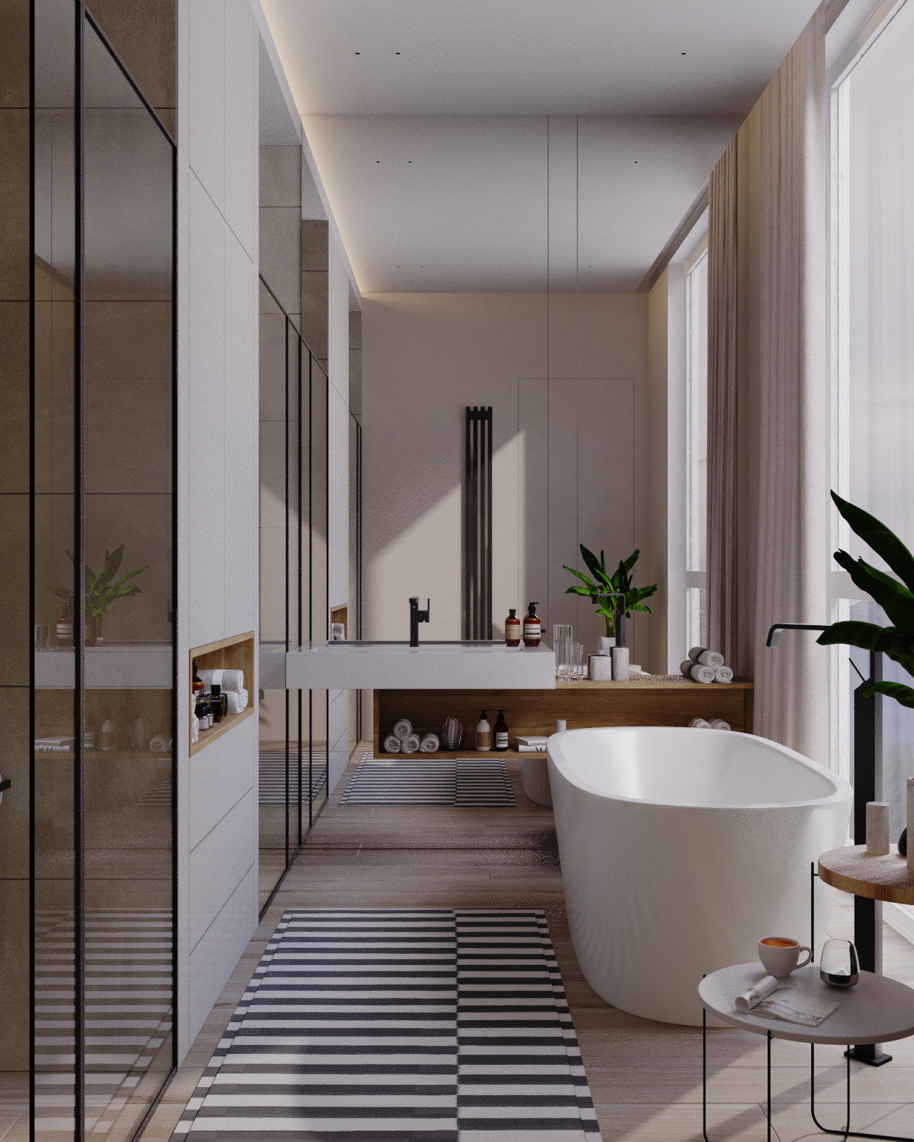 Дизайн интерьера апартаментов в Крму