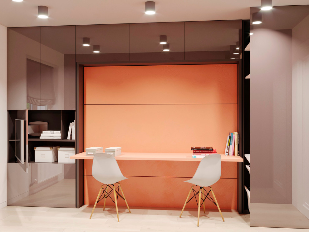 комната для 2ух человек мебелью трансформер