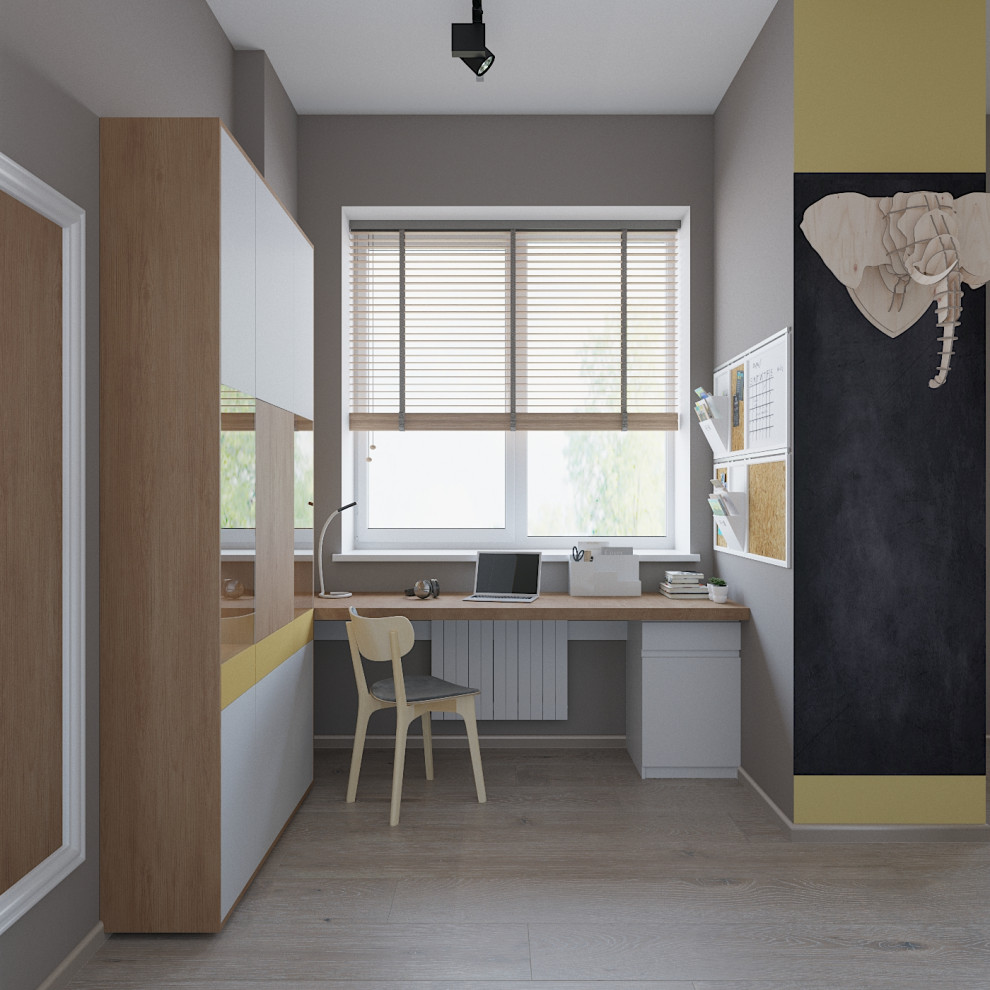 Современная гостинная с Камином