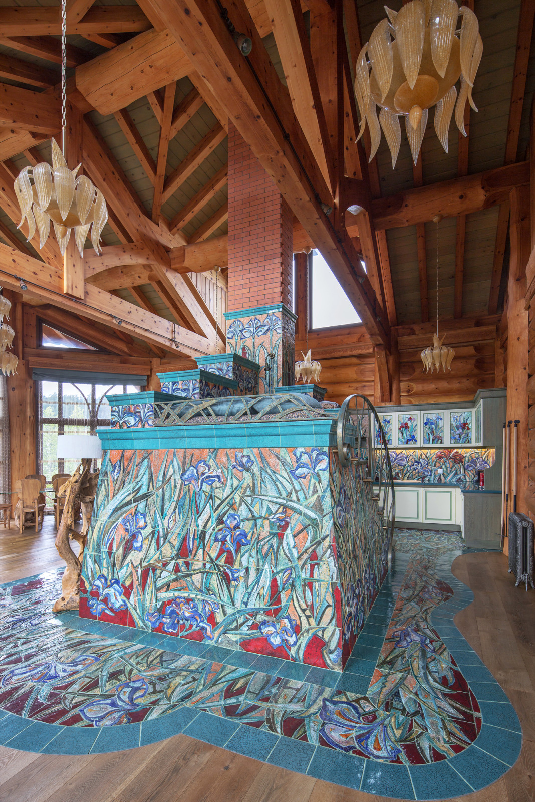 Печь-камин "Ирисы"