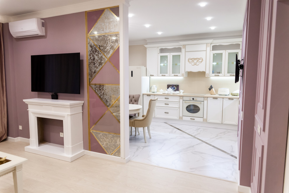 Фото проекта, ЖК "Маршал", г.Калуга (гостиная)