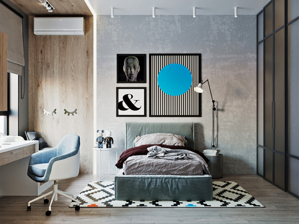 Яркий современный интерьер- Жк Сильвер