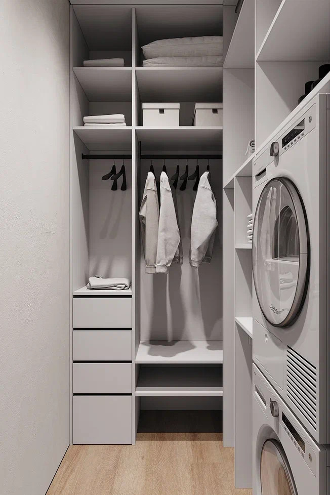 ЖК «Hide», квартира в стиле современный минимализм