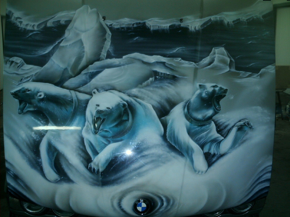 Аэрография на авто.