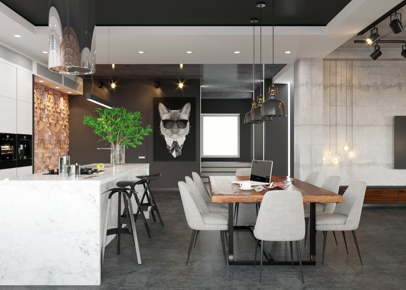 Лофт для молодой семьи