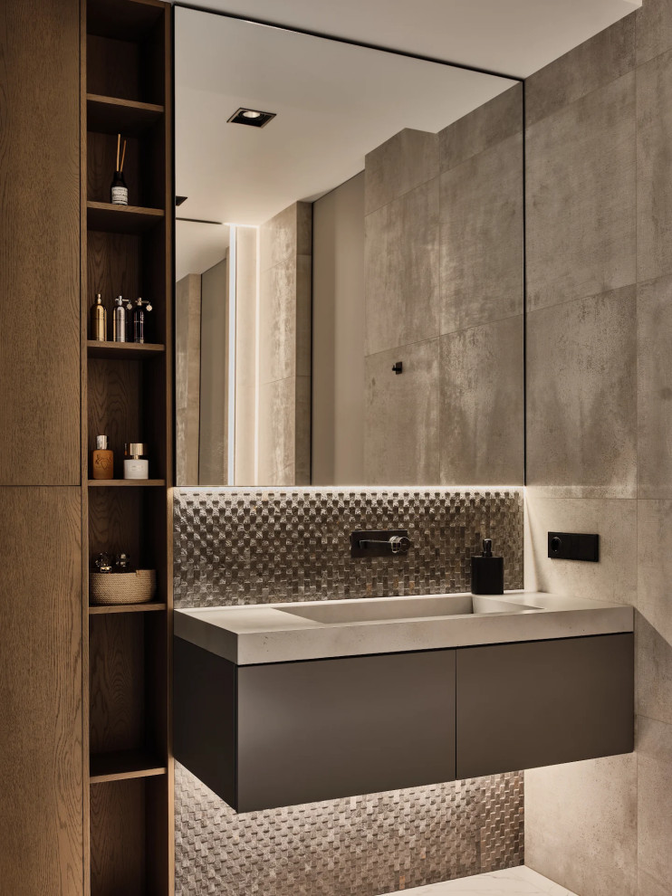 Дизайн проект ванной "ЖК Две эпохи"