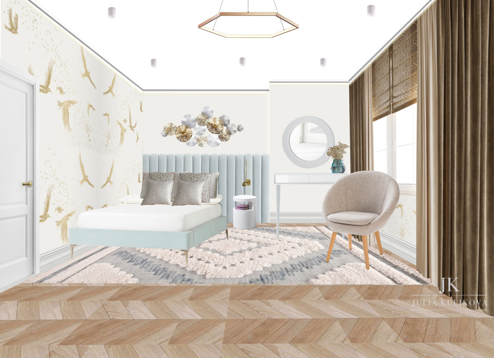 Дизайн проект квартиры 70 м2