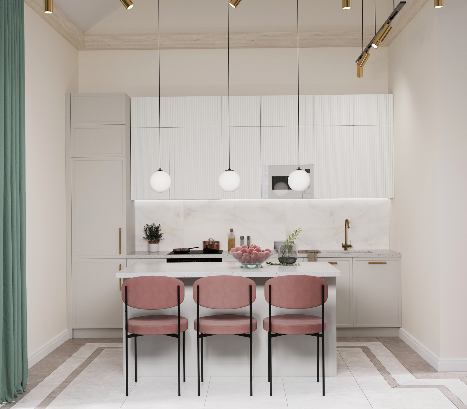 Обложка проекта: Кухня-гостиная дома в Тольятти