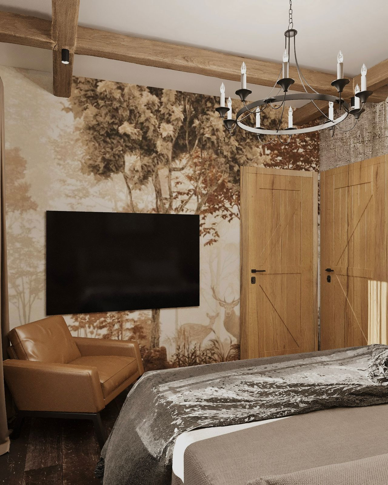 Визуализация интерьера помещений жилого дома