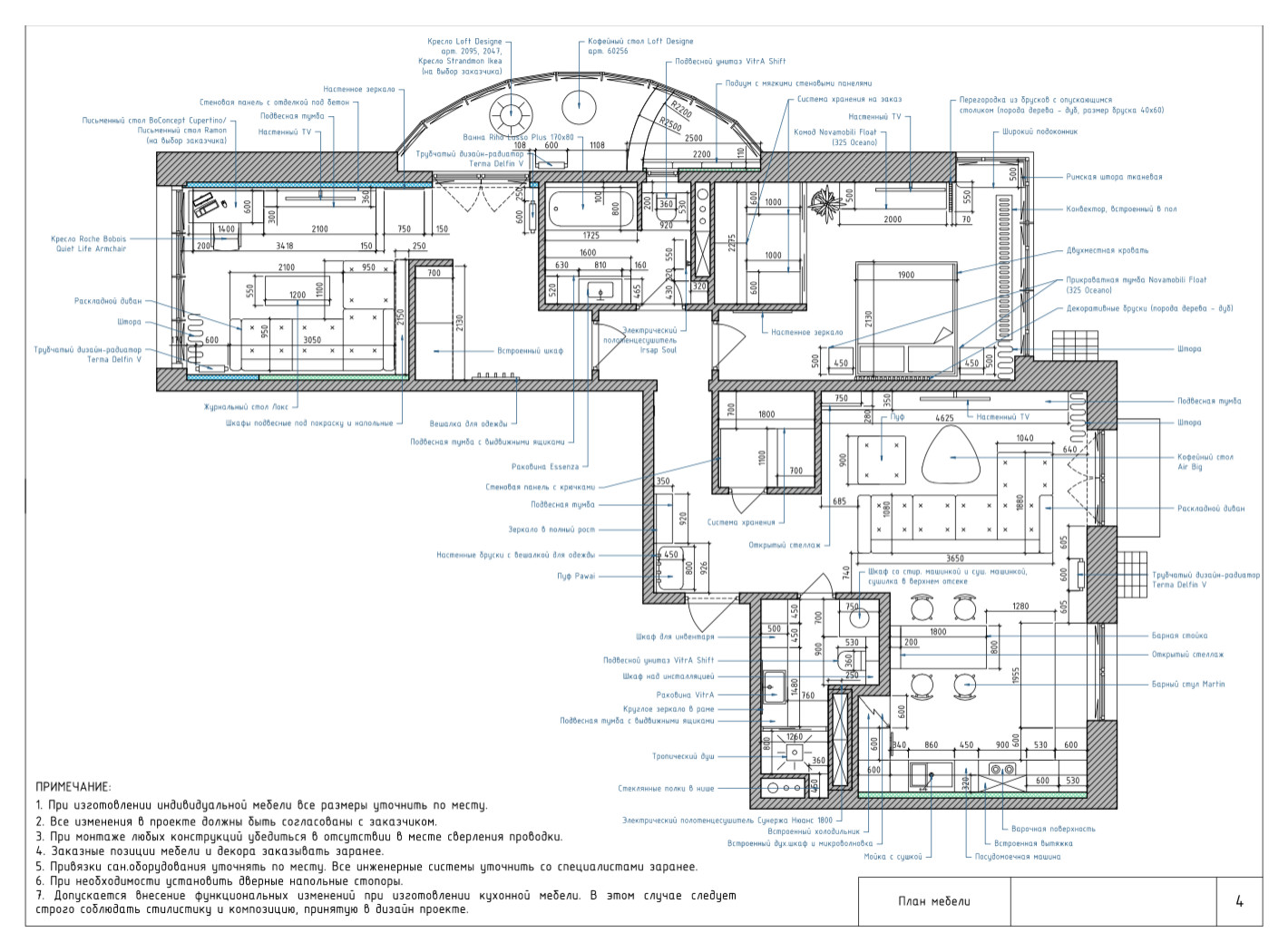 Обложка проекта: разработка планировочного решения
