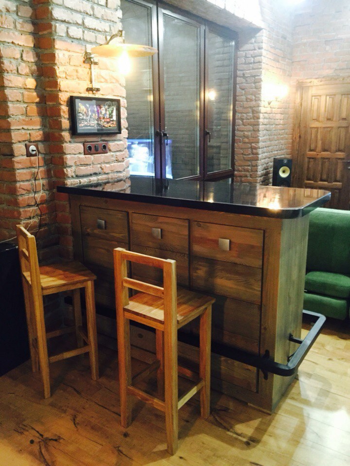 Гостиная, барная зона