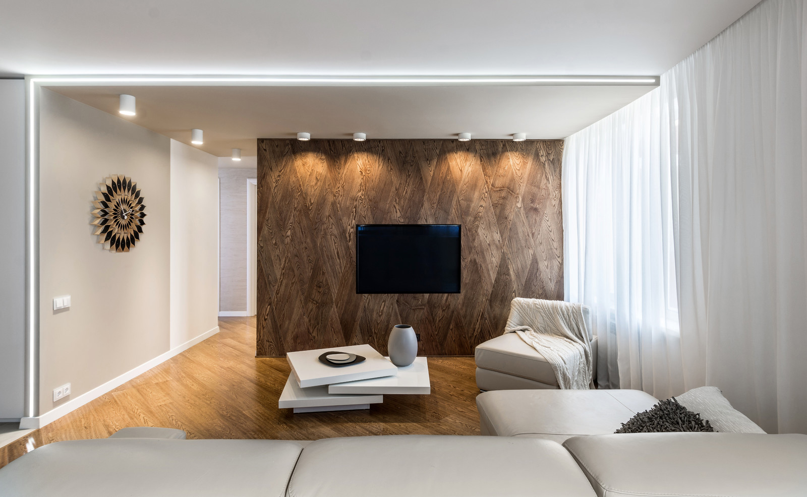 Светлая квартира для молодой пары