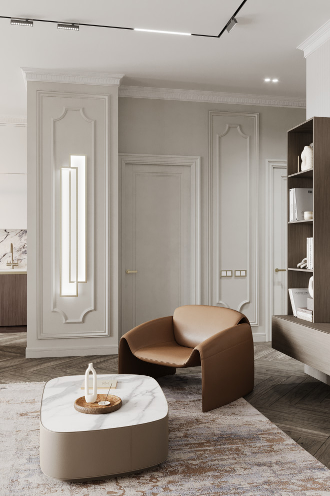 Дизайн интерьера квартиры в жилом комплексе "Сердце Столицы"